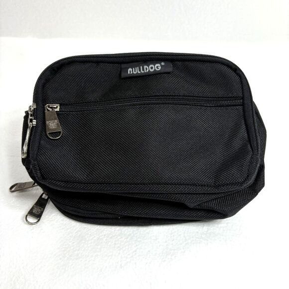Bulldog Cases Black Medium Fanny Pack Holster Model BD-860 Ambidextrous Nylon - Picture 1 of 11
